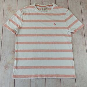 Original Penguin striped short sleeve crew neck tee sz M